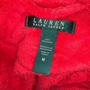RALPH LAUREN RED ROBE